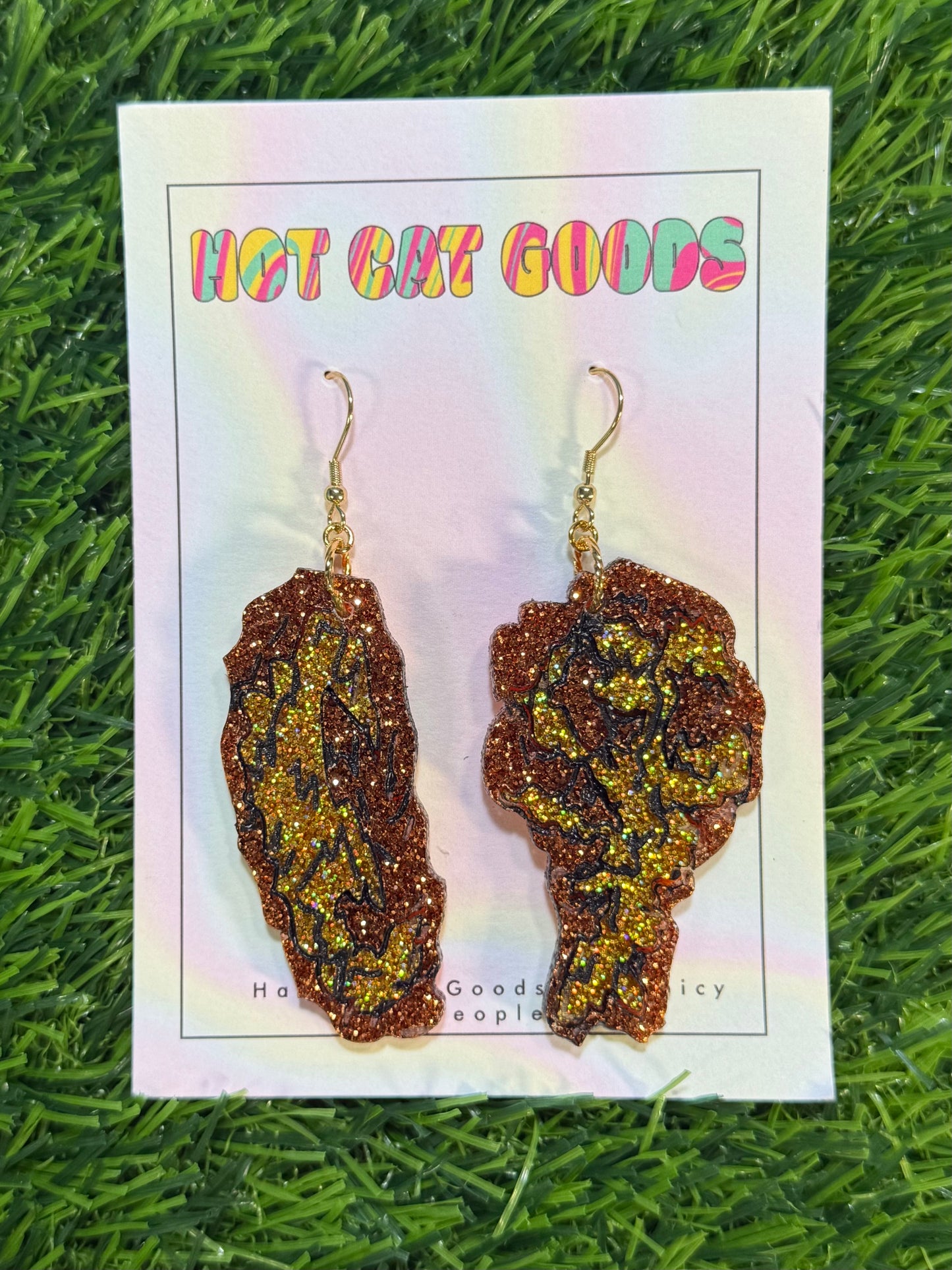 Wings Earrings (Flat and Drum)