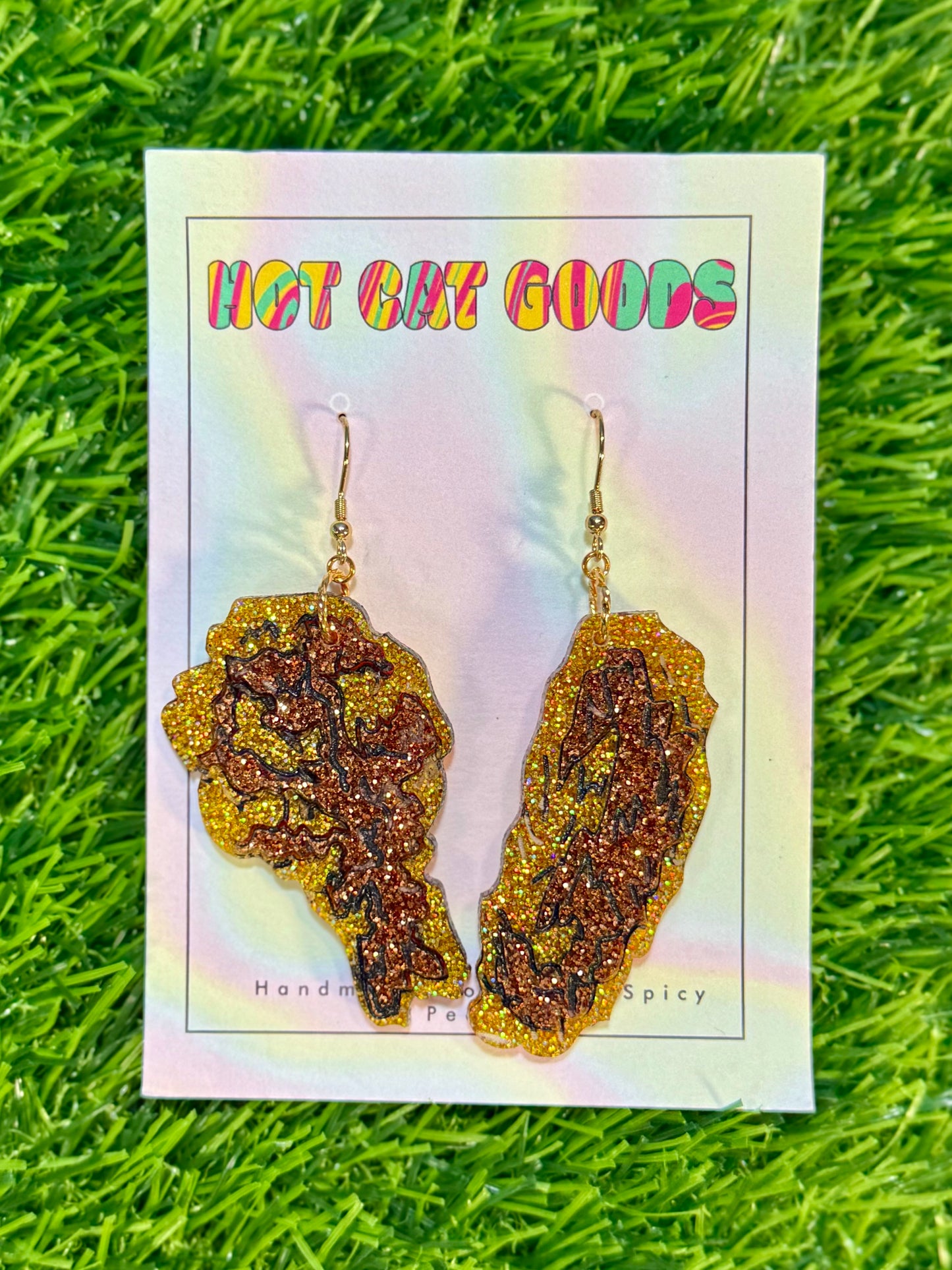 Wings Earrings (Flat and Drum)