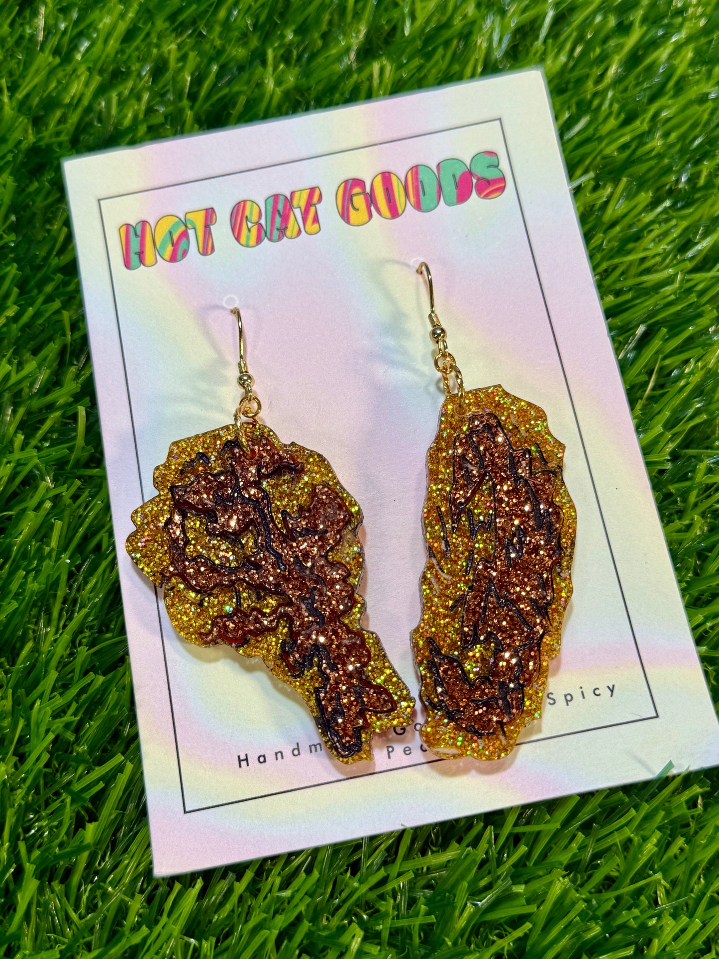 Wings Earrings (Flat and Drum)