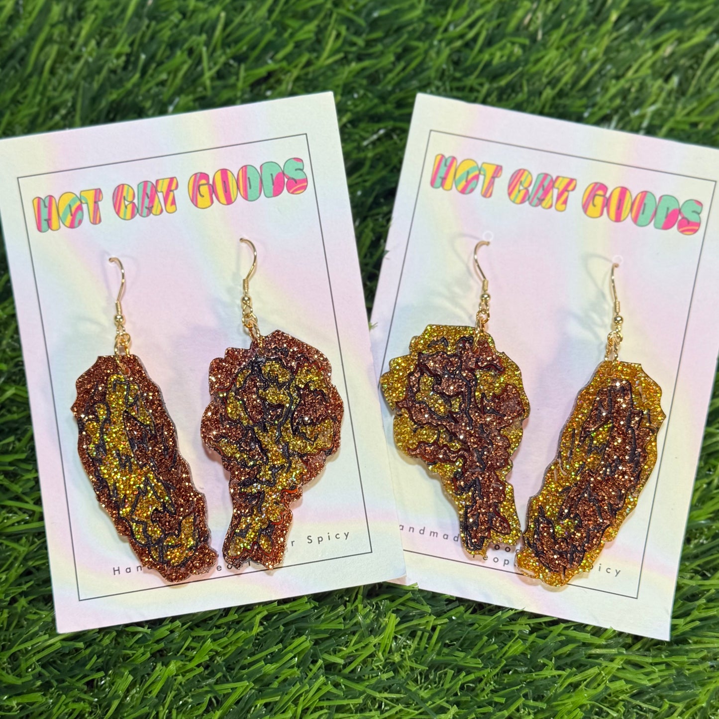 Wings Earrings (Flat and Drum)